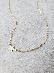 Solid Star Necklace