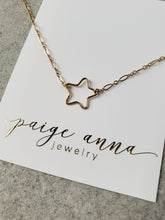 Large Open Star Necklace
