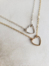 Small Open Heart Necklace
