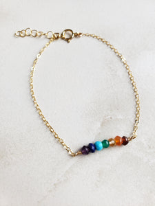 Rainbow Bar Bracelet